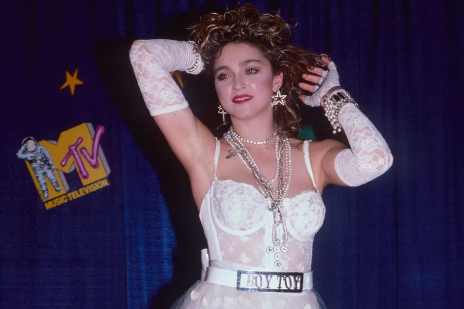 Madonna bei den ersten MTV Video Music Awards 1984